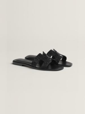 サンダル 《オラン》 - ブラック | Hermès - エルメス-公式サイト